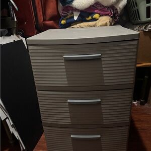 Gray 3-Drawer Storage Organizer